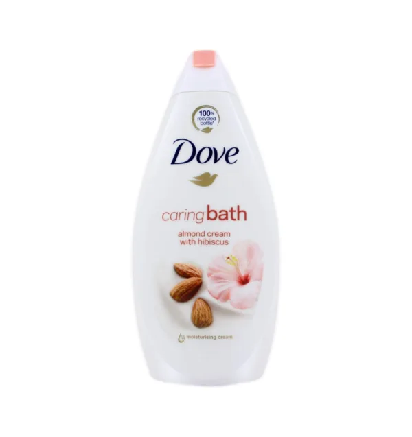 Dove Almond Caring Badschuim 400 ml - 6 stuks