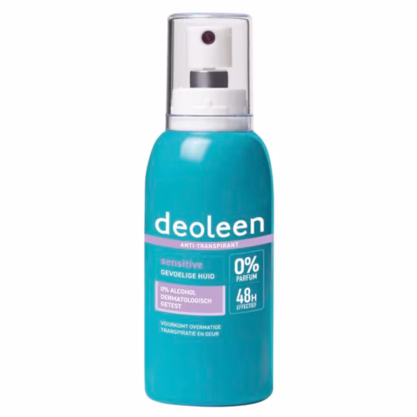 Deoleen Sensitive Antitranspirant met Pomp - 1 stuk