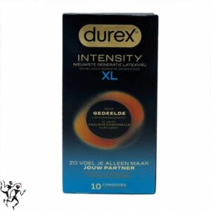 Durex Intensity - 10 XL Men Latex Free Ultra Thin Ultra Lubricated Condoms